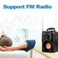 thumbnail image 5 of Big Power Wireless Bluetooth Speaker Stereo Subwoofer Heavy Bass Music Player AUX IN LCD Display FM Radio TF Card Slot U Disk Music Playing, 5 of 5