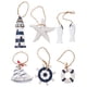 thumbnail image 1 of 6pcs Mini decoraciones para el hogar Colgantes de pared de estilo mediterráneo Adornos de pared de bricolaje, 1 of 6