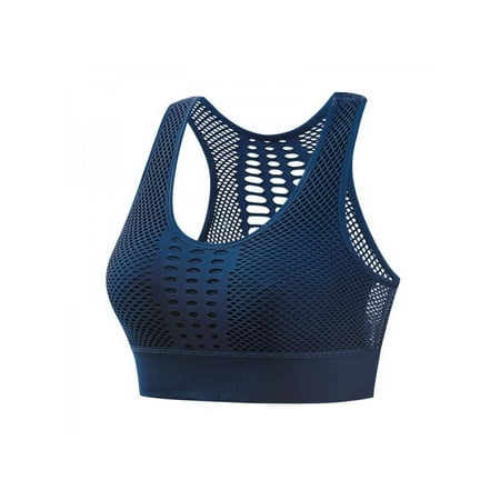 

Women s Sexy Mesh Sport Bra Seamless Yoga Crop Top Support Workout Bra