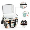thumbnail image 6 of FORMRS Insulated Cooler Bag 24 Cans Capacity Soft Leakproof Lunch Box with Side Pockets, Floral Easter Eggs, 6 of 7