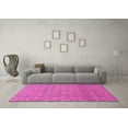thumbnail image 3 of Ahgly Company Indoor Rectangle Abstract Pink Modern Area Rugs, 3' x 5', 3 of 4