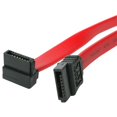 thumbnail image 2 of StarTech.com 24 Po SATA to Right Angle SATA Serial ATA Cable - SATA Cable - Serial ATA 150/300/600 - SATA (R) to SATA (R) - 2 Pieds - Connecteur Coudé - Rouge - pour P/N : 25S22M2NGFFR, 25SATSAS35HD, CFAST2SAT25, S322M225R, S32M2NGFFPEX, ST521PMINT, 2 of 7