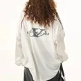 thumbnail image 3 of Camiseta retro con grafiti Y2K, camiseta de malla con estampado punk, deportiva, de manga corta, para hombres y mujeres, estilo hip-hop callejero, baloncesto, fitness, 3 of 5