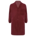 thumbnail image 3 of TiaoBug Men's Work Overalls One Piece Wear Resistant Dustproof Work Coat Long Sleeve Lab Coat Red 175/XL, 3 of 7