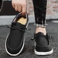 thumbnail image 6 of Men's Casual Loafers Slip On Leather Shoes Lightweight Driving Shoes Male Casual Sneakers Flats Walking Shoes, 6 of 10