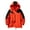 Red, variant on Windbreaker Men Color Blocked Three Proof Mountaineering Suit Three In One Thick Warm Long Sleeve Hooded Casual Outwear Pink 3XL Windbreaker Front-Zip Jacket