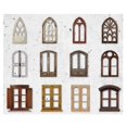 thumbnail image 1 of 24 tarjetas de collage de papel para ventana, decorativas, vintage, huecas, para puertas y ventanas, para diario, álbumes de recortes, tipo 2, 1 of 12