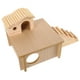 thumbnail image 3 of 1 juego de casa de madera para hámster, juguete de escalera de madera para chinchilla., 3 of 8