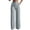 Gray, variant on Sexlip Women's Pants All Season straight fit wide leg high waist solid color with pockets stretchy casual easy to match Yellow M