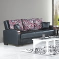 thumbnail image 2 of Ottomanson Founders Sofa Bed with Storage 74", Black Leatherette, 2 of 7