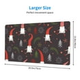 thumbnail image 2 of Xecao Cute Christmas Gnomes for Waterproof Mouse Pad - Extended Contour Mouse Mat, Large Gaming Mousepad Laptop Keyboard Mat with Non-Slip Rubber Base, 2 of 8