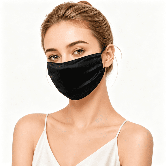 TELOLY 100% Mulberry Silk Face Mask, Breathable Upf50+ Uv400 Face Cover for Driving Golf Gardening and Sensitive Feeling Skin Silk Face Mask