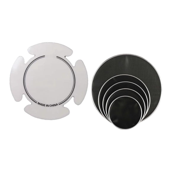 5 piezas de accesorios de percusión de piel equilibrados y silenciosos para práctica profesional. Estilo a