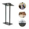 thumbnail image 4 of Floor Standing Lectern Pulpit Acrylic Podium Iron Desk Laptop Holder For Classroom Church, 4 of 17