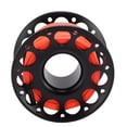 thumbnail image 1 of Fishing Line Reel, 30m / 98.43ft Aluminum  Diving Reel Aviation Multi Purpose Finger Spool With Double Ended Hooks, 1 of 7