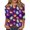 4# Fluorescent Green, variant on Halloween Costumes Women 3/4 Sleeve Tops Pumpkin Lantern Spiderweb Print Crewneck Causal Loose Fit T Shirts for Party Dark Purple 3XL