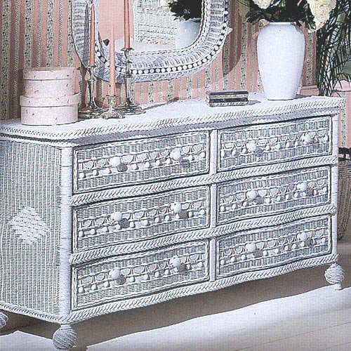 Vilas Light Charcoal 6 Drawer Dresser Com