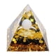 thumbnail image 2 of ¡Compra Ya y Ahorra Más!, Estilos Pirámides Pirámides de piedra triturada de cristal Manualidades para el hogar Adornos de resina Decoración de bar 5 cm Akmoler, 2 of 7