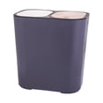 thumbnail image 2 of Contenedores de basura perfecl Clasificar el bote de basura Gris, 2 of 8