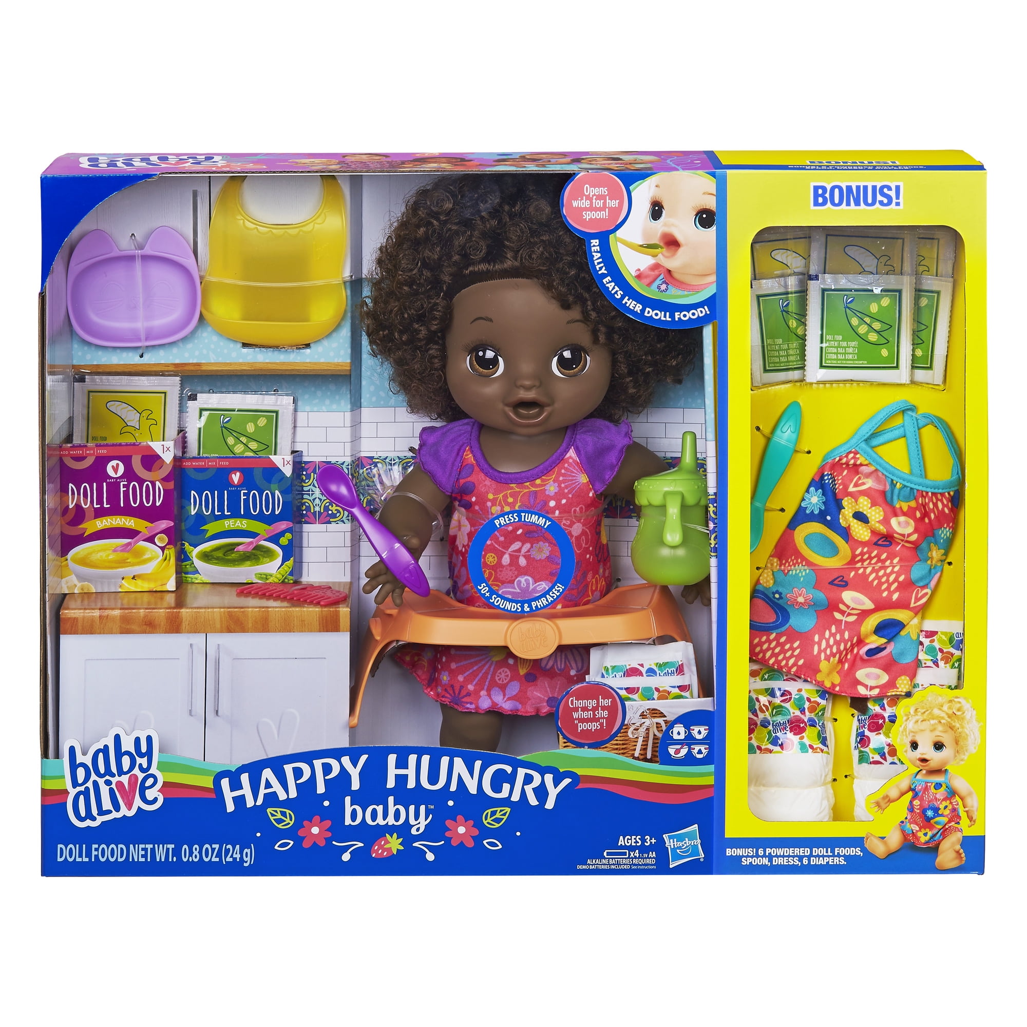 happy hungry baby alive