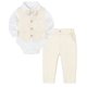thumbnail image 1 of Conjunto de Traje para Bebé Niño Juivesia Smoking Apricot 0-3M, 1 of 7
