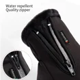 thumbnail image 4 of Guantes impermeables para motocicleta, forro polar térmico para exteriores, resistentes al agua, pantalla táctil, accesorios para montar en moto, invierno, 4 of 5