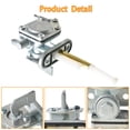 thumbnail image 3 of LABLT Fuel Valve Tank Petcock Switch Assembly Replacement for Kawasaki Ninja 250R EX250F 1989-2007, 3 of 5