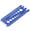 Blue, variant on Nut Bolt Thread Checker Portable Thread Gauge M3 to M22 Metric Imperial Sizes Bolt and Nut Identifier Gauge Nut Bolt Assortment with Inches Millimeters Ruler