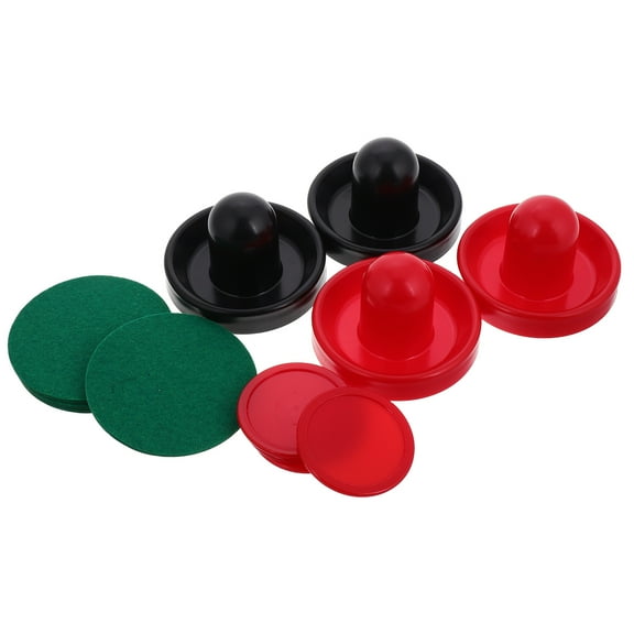 1 Set Hockey Pushers and Pucks Tabletop Ice Hockey Training Set with 2pcs Pucks Accessories