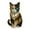 As shown-A25, variant on Crystal Resin Animal Statue Sculptures,Handmade Crystal Cat Sculptures, Collectible Art Painted Glass Animal Statue for Home Office Bar Decor,1PC