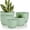 Green, variant on Plant Pots 10/9/8/7.5/7 inch Flower Pots with Multi Mesh Drainage Holes, Planters for Indoor Outdoor Garden Plants and Flowers. (Green)