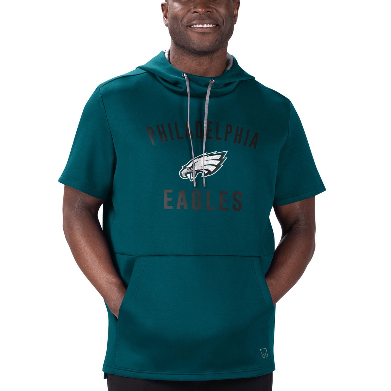 philadelphia eagles short sleeve hoodie