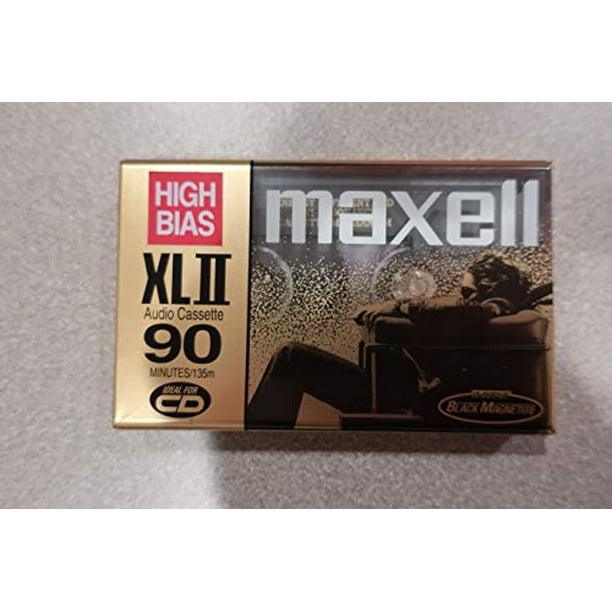 MAXELL XL-II C90 Blank Audio Cassette Tape 2 pack (Discontinued by  Manufacturer) 