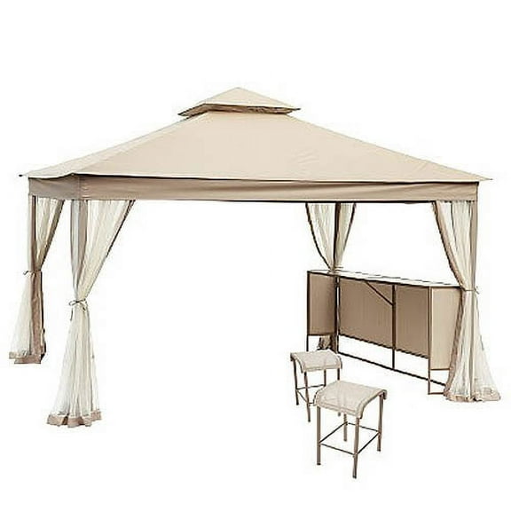 Garden Wind Replacement Canopy Top for Clayton 10x12 Gazebo - Riplock 350
