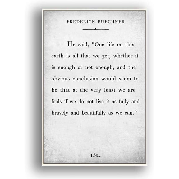 IDEA4WALL Framed Canvas Wall Art for Living Room, Bedroom Beautiful Quotes Canvas Prints for Modern Home Decoration Ready to Hang