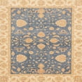 thumbnail image 1 of Ahgly Company Indoor Square Abstract Rose Purple Oriental Area Rugs, 4' Square, 1 of 6