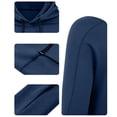 thumbnail image 6 of Dwellite Men's Hooded 50+ Sun T Shirts Long Sleeve Athletic Tops Summer Casual Fishing Shirts Light Blue S, 6 of 8
