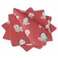 thumbnail image 1 of "S4Sassy Orange Puppies Dog Holiday Parties Cloth Table Linen Re-Usable Dinner Napkins Set 20 x 20""(Pack of 6)", 1 of 8