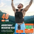 thumbnail image 3 of KFFKFF Weighted Vest, 40lb Weighted Attire, Customizable Body Weight Covering for Both Genders, Exercise Gear for Power and Stamina Development, Sprinting, Leisurely Strolls, Physical Fitness, 3 of 9