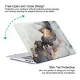 thumbnail image 2 of Kerom Compatible Con Macbook Air De 13 Pulgadas Funda 2021 2021 2020 2019 2018 Versión M1 A2337 A2179 A1932 Carcasa Rígida Protectora De Plástico Y Cubierta Para Teclado Con Logotipo Recortado Mármol, 2 of 5