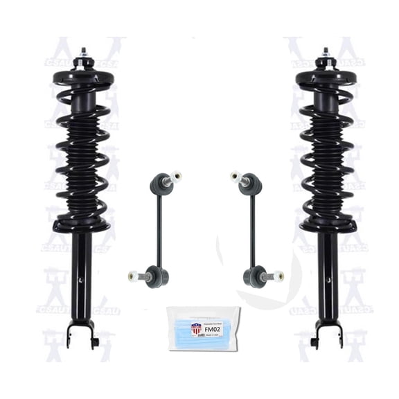 REAR Complete Coil Spring Struts for Front Wheel Drive 09-14 Acura TL 3.5 4pc