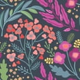 thumbnail image 3 of Grey Floral Wallpaper Peel-and-Stick - 25"W x 125"H, 3 of 3