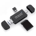 thumbnail image 3 of Lector de tarjetas 3 en 1 Resistencia sísmica Plug and Play para Apple OTG (USB3) Sywqhk Para estrenar, 3 of 7