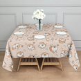 thumbnail image 3 of Shibainu and Love Square Tablecloth,Waterproof Square Table Cover,Wipeable Spillproof Washable Table Cover for Home Kitchen Party Decor 42"X42"(107x107cm), 3 of 6
