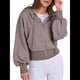 thumbnail image 2 of Sudaderas con Capucha y Cremallera para Mujer, Sudaderas , Casuales, Cómodas y Bonitas, Chaquetas con Cremallera, Conjuntos de Otoño A . Marrón L, 2 of 10