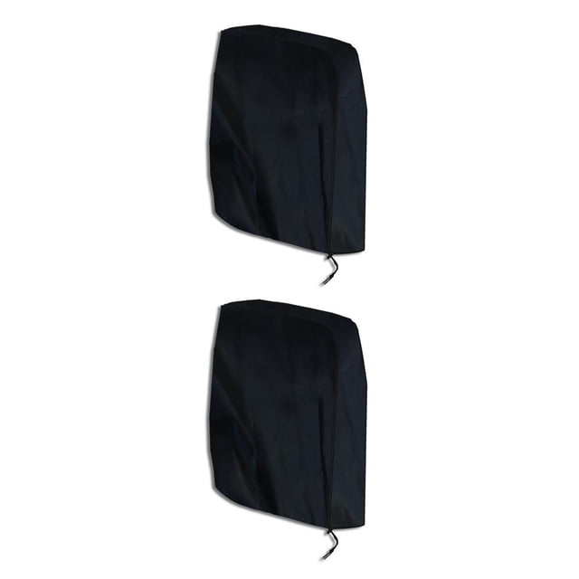 Billuyoard Cubierta de silla plegable impermeable para exteriores, cubiertas de polvo a prueba de viento, Protector de muebles Oxford resistente, 34x71x110cm 2piezas