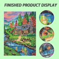 thumbnail image 2 of 5D Diamond Painting 6-Piece Set, handmade full square diamond sticker. A10 Canvas 30*40, includes round, square, solid, bright and fluorescent diamonds., 2 of 4