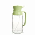 thumbnail image 2 of Botella de aceite de vidrio pulverizador en uno for el hogar, botella de aceite de doble propósito de 550ml, botella de aceite con pulverizador a presión, botella de condimento de gran capacidad, 2 of 2
