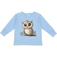 thumbnail image 3 of Inktastic Owl in a Tree Boys or Girls Long Sleeve Toddler T-Shirt, 3 of 5
