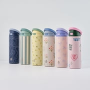 TAL 24oz Stainless Steel 2-in-1 Water Bottle with Straw and Chug Lid, Flowers